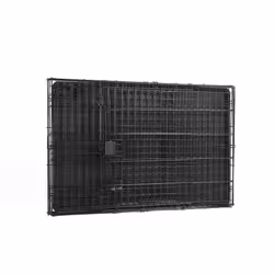 Amazon Basics XL Metal Dog Crate/Cage with Tray, Durable and Foldable Dog Cage with Double Door, Black, Extra Large 107cm (42")