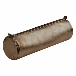 Clairefontaine 3329680086911, Soft pencil case, Leather, Brown, Monochromatic, Zipper, 55 mm