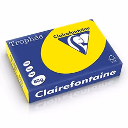 Clairefontaine 1004C, Copying/Laser/Inkjet printing, A4 (210x297 mm), 160 g/m², Red, 2.5 kg, 210 mm