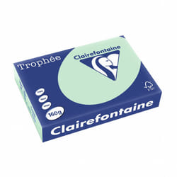 2635C Trophee Ream Printer Paper/Copier Paper Intense Colours DIN A4 160 g 250 Sheets Light Green 1 Ream