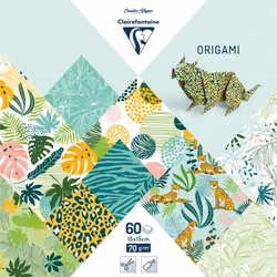 Clairefontaine Origami papers Exotic freshness 15 x 15 cm