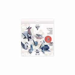 - Ref 95368C - Origami Paper Kit (Pack of 60 Sheets) - 3 Assorted Sizes, 70gsm Paper, Printed Design on Front & Plain Backs - ...