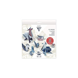 - Ref 95368C - Origami Paper Kit (Pack of 60 Sheets) - 3 Assorted Sizes, 70gsm Paper, Printed Design on Front & Plain Backs - Animals to Make