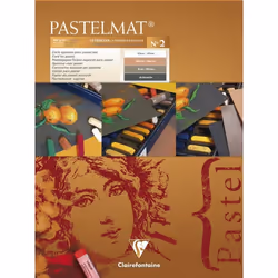 Clairefontaine Pastelmat Pad No.2 300x400mm 360gsm 12 Sheets 4 Colour