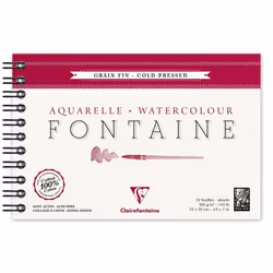 Clairefontaine 3329680963120, Art paper pad, 300 g/m², 25 sheets