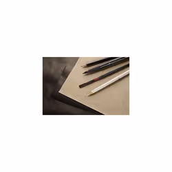 Ref 975818C Kraft Black and Brown Paper Pad 60 Sheets A4 210 x 297mm 90gsm Acid Free pH Neutral One Side Brown One Side Black