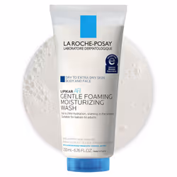 La Roche Posay Lipikar AP+ Gentle Foaming Moisturizing Wash Shea Butter + Niacinamide + Glycerin Moisturizing Body Wash & F ...