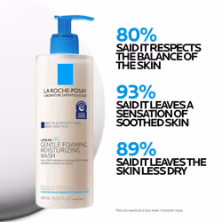 La Roche Posay Lipikar AP+ Gentle Foaming Moisturizing Wash  Shea Butter + Niacinamide + Glycerin  Moisturizing Body Wash & Face Wash For Dry Skin  Na