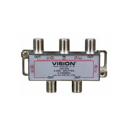 VISION - 4-Way Splitter DC Pass 5-2400MHz V26-204