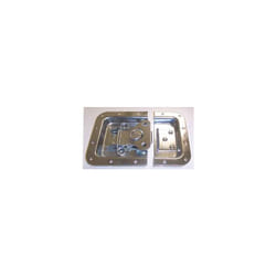 PENN ELCOM - Large Latch in Plain Dish 16mm PennBrite