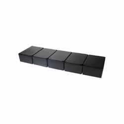 CAMDENBOSS - Black ABS Potting Boxes with Lids - 74x49x29mm (Pack of 5)