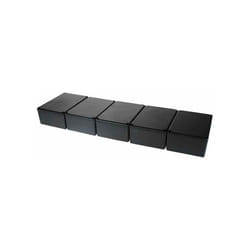 CAMDENBOSS - Black ABS Potting Boxes with Lids - 74x49x29mm (Pack of 5)