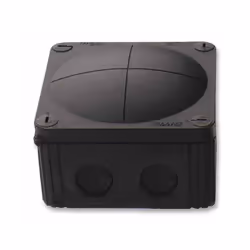 WISKA - Combi Polypropylene IP66/67 Junction Box Black 110 x 110 x 66mm