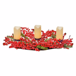 Premier - 60cm Red Berry Decorative Centrepiece