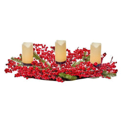 Premier - 60cm Red Berry Decorative Centrepiece