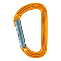 Petzl M39A S climbing carabiner Locking carabiner D-shaped Aluminium Yellow 1 pc(s)