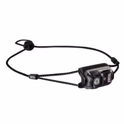 Petzl Bindi, Headband flashlight, Black, Buttons, Charging, IPX4, CE