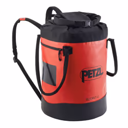 PETZL Bucket Fabric Pack Red/Black 15 liters