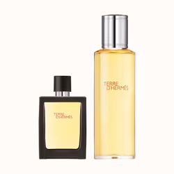 Hermes Terre d' Parfum travel spray and refill 30 ml 125 ml, Men, 2 pc(s), Eau de parfum, 30 ml, 125 ml, Spray