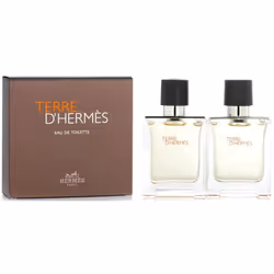 Hermes Men's Terre D'Hermes Gift Set 2 X 50ml EDT Spray
