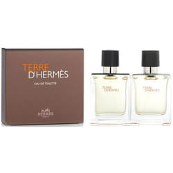 Hermes Men's Terre D'Hermes Gift Set 2 X 50ml EDT Spray
