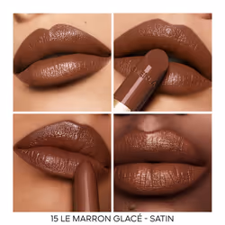 Guerlain Rouge G Satin Refill 3.5 g 15 Le Marron Glacé - Additional view 4