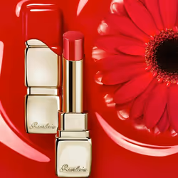 Guerlain KissKiss Shine Bloom 95% Naturally-Derived Ingredients Lipstick 775 Poppy Kiss - Additional view 3