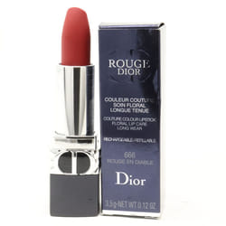 ) Dior Rouge Dior Lipstick  0.12oz/3.5g New With Box - 666 Rouge En Diable (Matte
