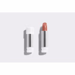 Dior Rouge The Refill Colored 100 Nude Look Satin Finish, Lip balm, Red, Women, Universal skin, Shea butter, Hydrating, Nouri ...