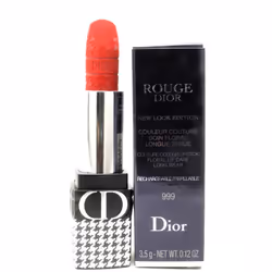 ) Dior Rouge Dior Couture Lipstick  0.12oz/3.5g New With Box - 999 Velvet (New Look