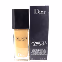 Dior Forever Skin Glow Hydrating Foundation  1.0oz/30ml New With Box - 3W0 Warm Olive/Glow SPF 15