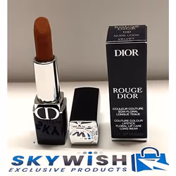 Dior Rouge Dior Lipstick in 100 Nude Look VELVET 1.5g Travel Mini Size BNIB