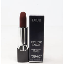 Dior Rouge Dior Satin Balm  0.12oz/3.5g New With Box - 001 Diormidnight