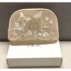 DIOR 2025 Beauty NEW! Pouch Nature/Butterflies/Dragonflies /Pouch