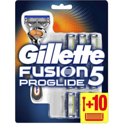 Gillette Fusion5 ProGlide Razor + 10 Blades