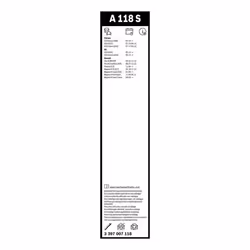 Wiper Blade Aerotwin A118S, Length: 600mm/400mm  Set of Front Wiper Blades