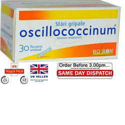 Oscillococcinum boiron 30 dose  prevents cold & flu uk P&P