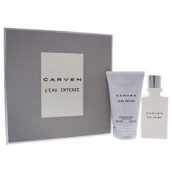 Carven LEau Intense - 2 Pc Gift Set 1.66oz EDT Spray, 3.33oz After Shave Balm