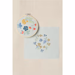 DMC TB165 embroidery pattern Flowers