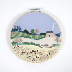 DMC Embroidery Kit Spring Landscape by Georgie K. Emery - Advanced