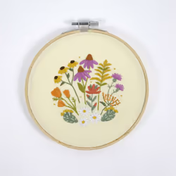 DMC Embroidery Kit Mediterranean Garden by Celeste Johnston - Intermediate