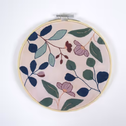 DMC Punch Needle Kit Tropical Flowers by Nathalie Weinzaepflen - Intermediate