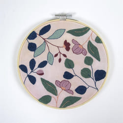 DMC Punch Needle Kit Tropical Flowers by Nathalie Weinzaepflen - Intermediate