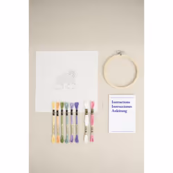 DMC Embroidery Kit Over the Rainbow by Jenni Davis - Easy