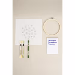 DMC Embroidery Kit Delicate Daisies by Jenni Davis - Intermediate