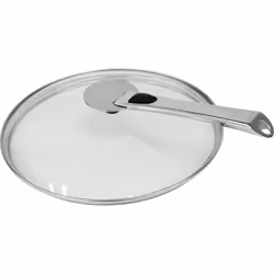 Cristel K24P pan lid Round Stainless steel, Transparent