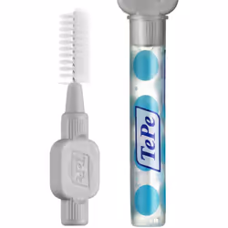 TEPE Interdental Brushes Original 1.3mm Size 7 Simple and effective cleaning of interdental spaces x brushes, Grey, 8 count