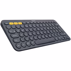 Logitech K380 Wireless Multi-Device Keyboard, QWERTY Spanish Layout - Black