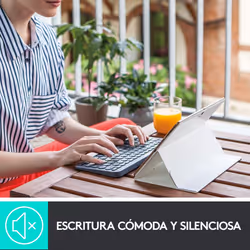 Logitech K380 Wireless Multi-Device Keyboard, QWERTY Spanish Layout - Black
