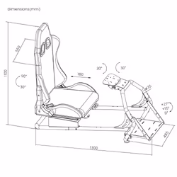 Oplite GT3 Superfast V2 Racing cockpit - Additional view 8